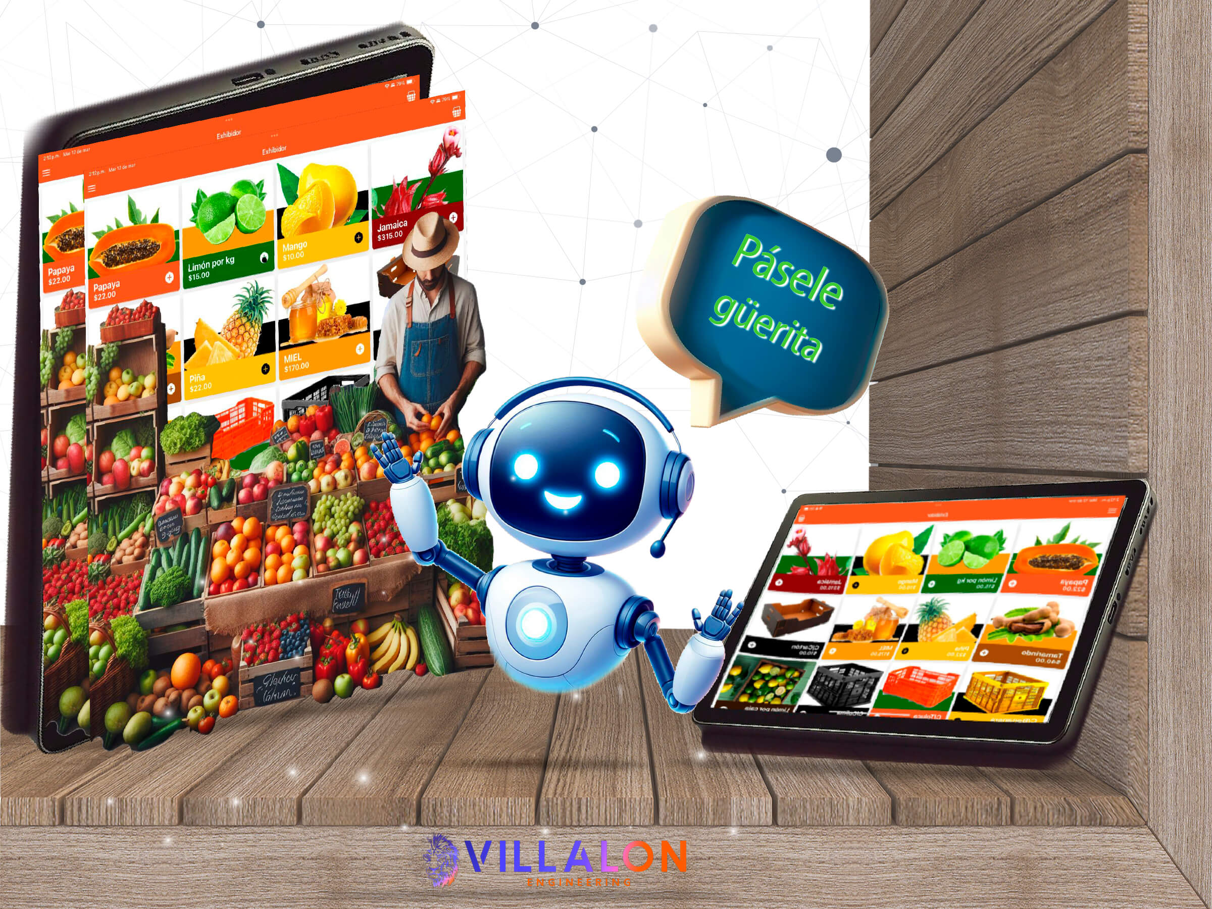 app punto de venta especializada en frutas y verduras